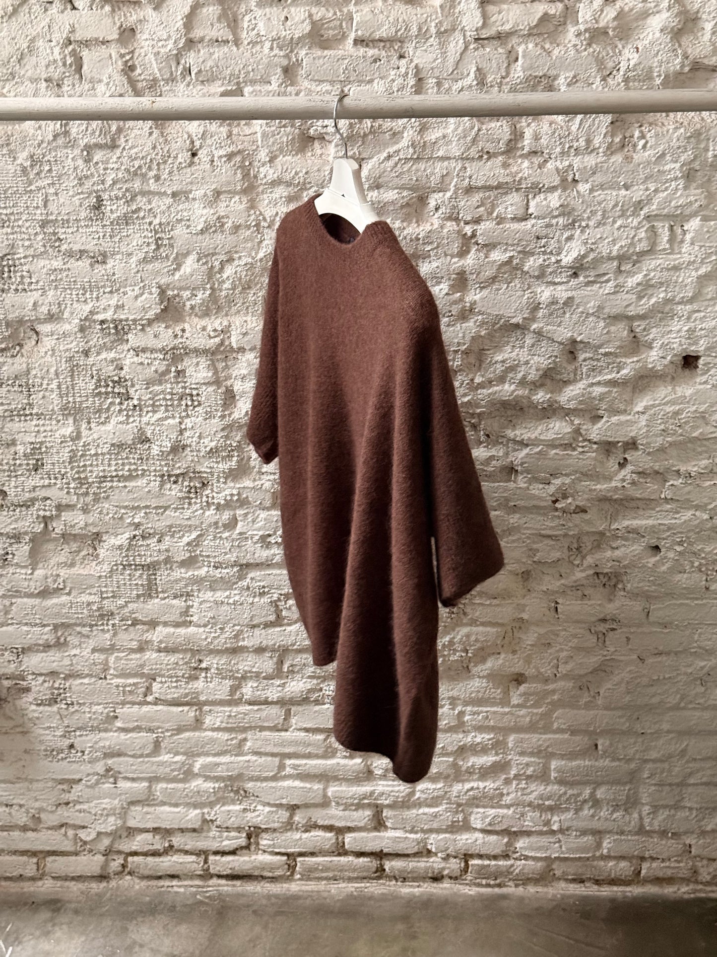Jersey Oversized Mohair Marrón