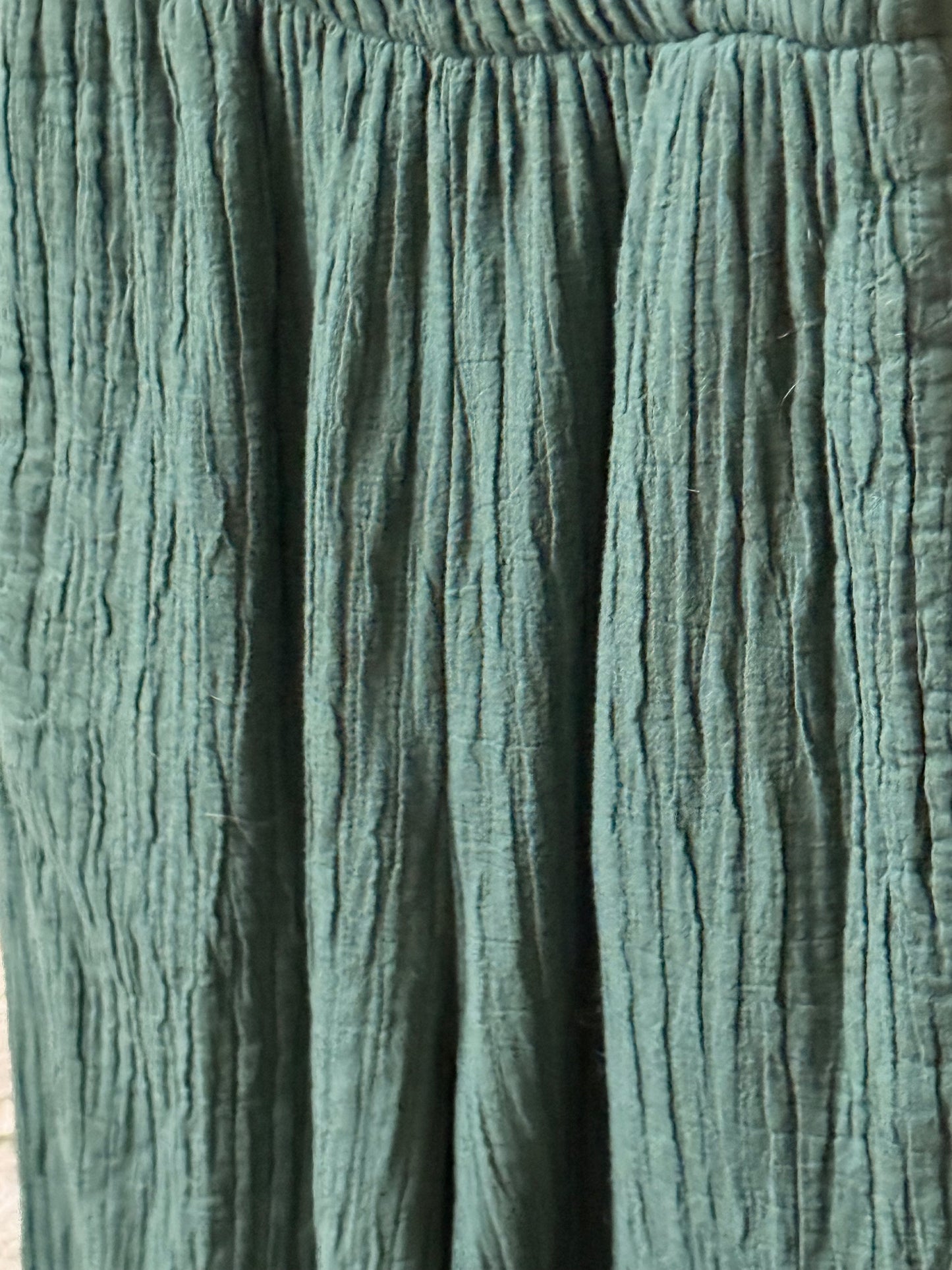 Pantalón Algodón Arrugado