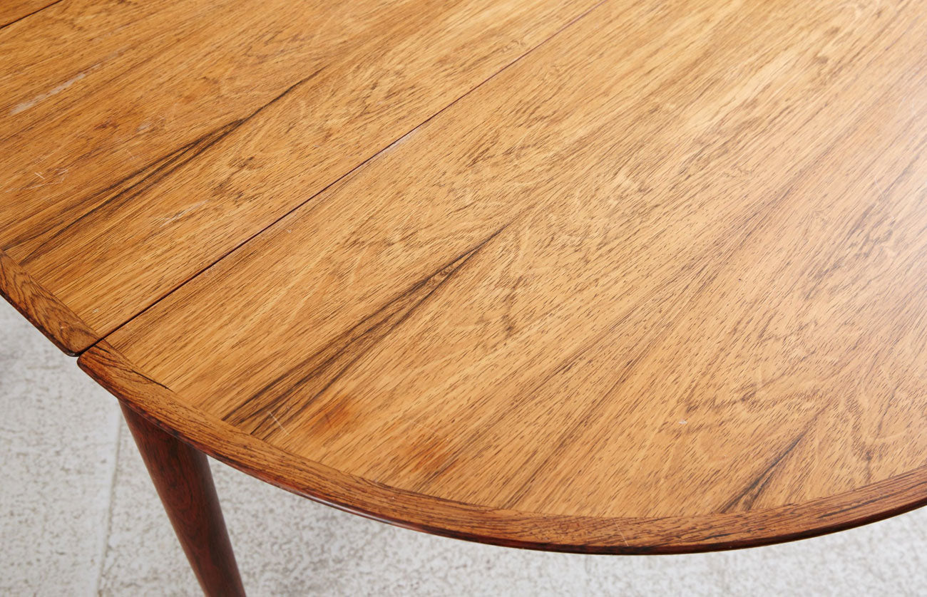 Mesa Abatible de Palisandro Arne Vodder Dinamarca 1960