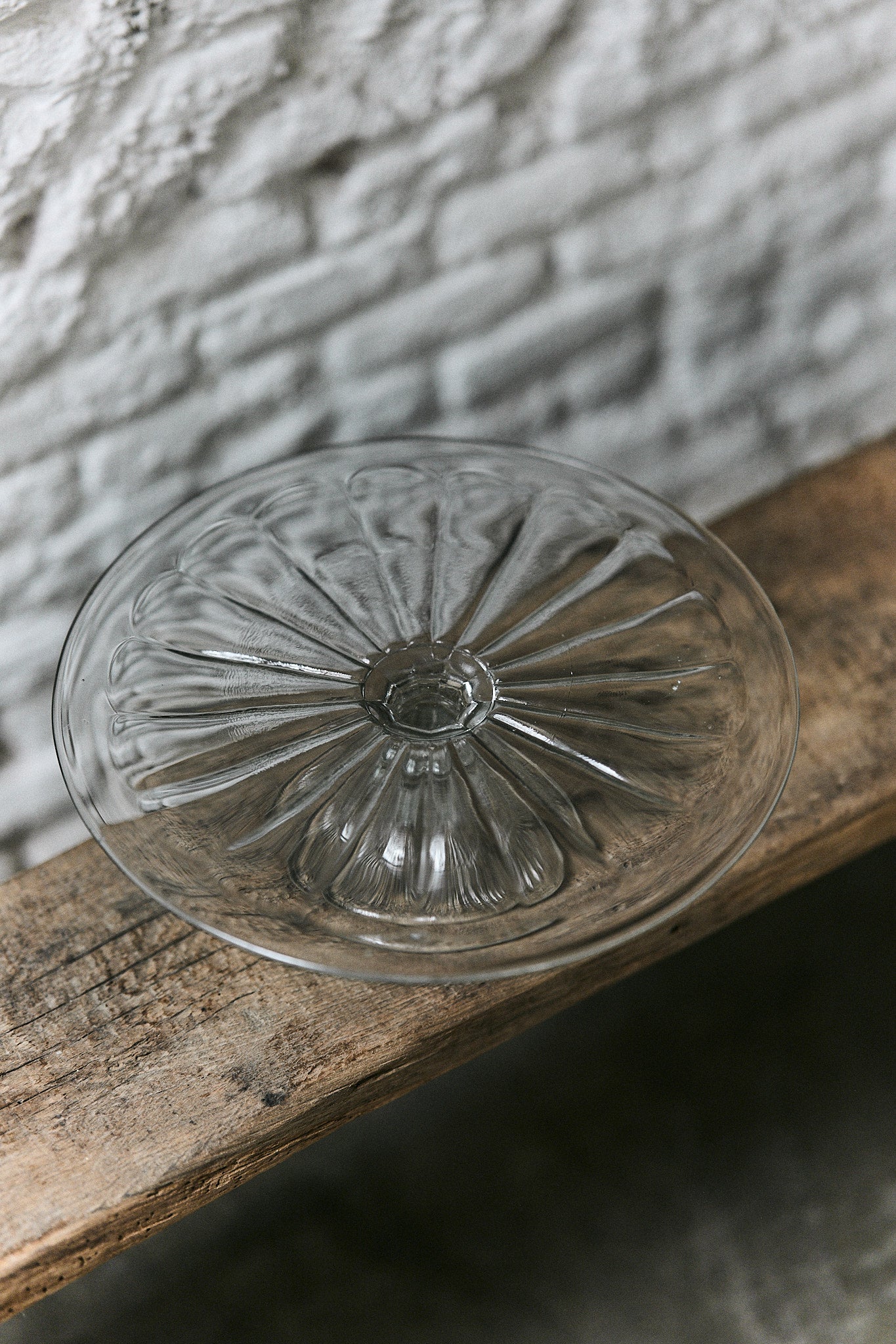 Base de Tarta Cristal Bélgica Primera Mitad S. XX