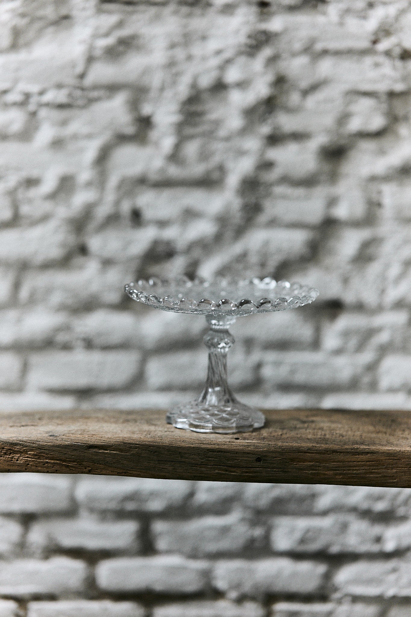 Base de Tarta Cristal Bélgica Segunda Mitad S. XX
