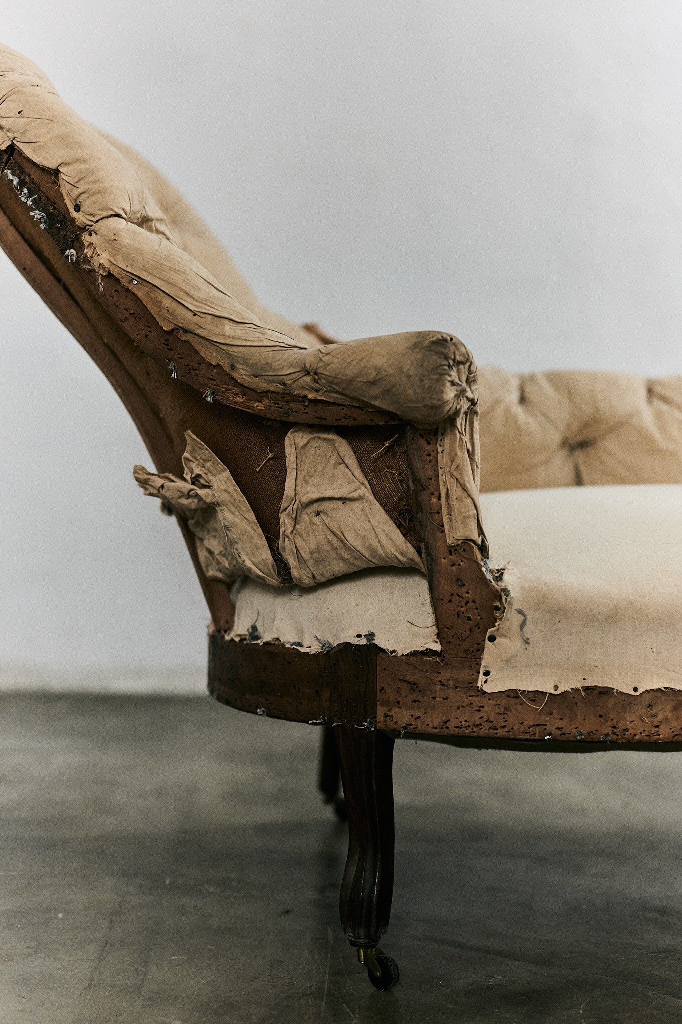 Chaise Lounge Capitone S. XIX Francia