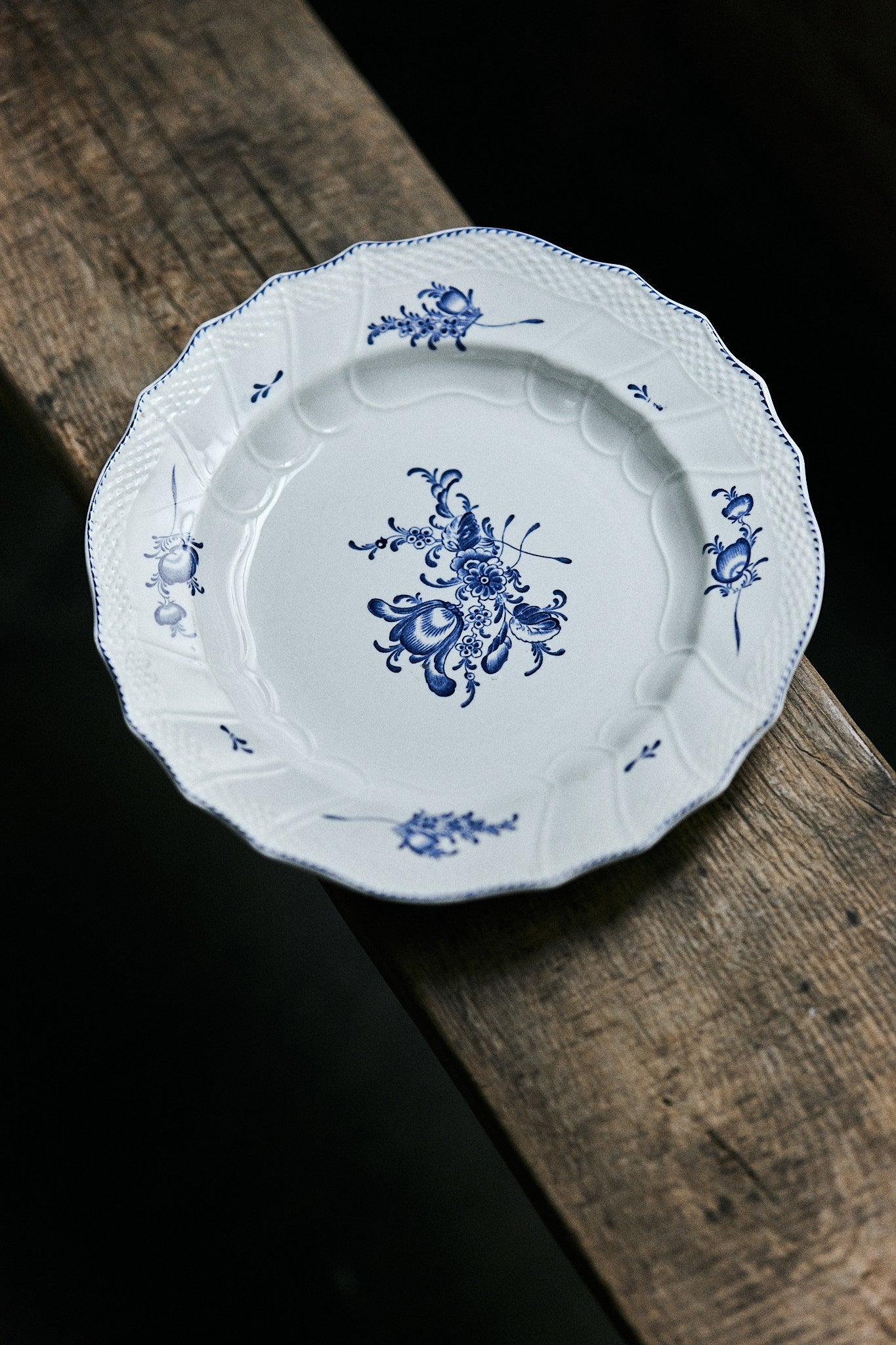Plato Decorado Francia Primera Mitad S. XX