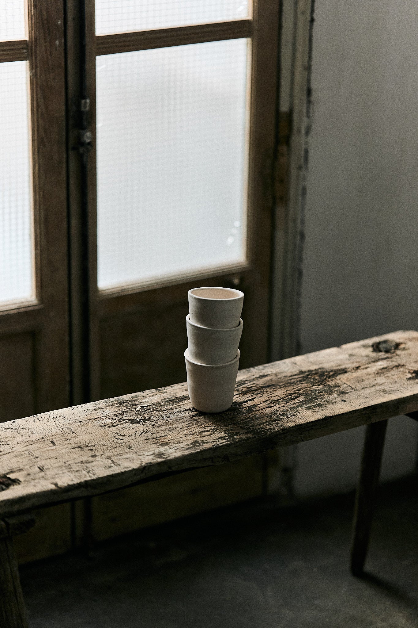 Vaso Barro Blanco Sin Esmalte