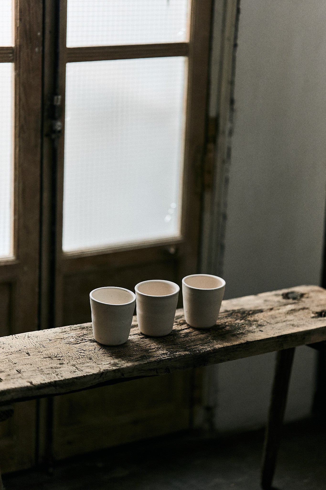 Vaso Barro Blanco Sin Esmalte