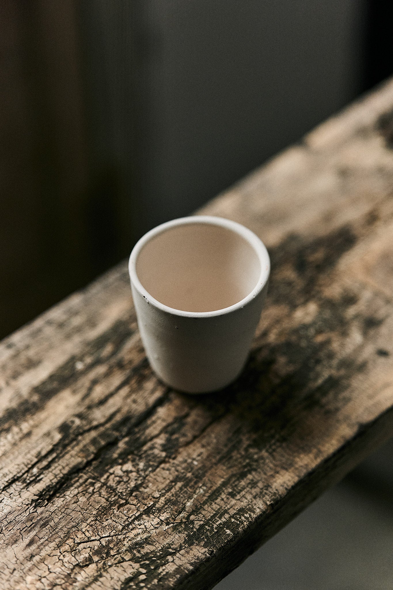 Vaso Barro Blanco Sin Esmalte