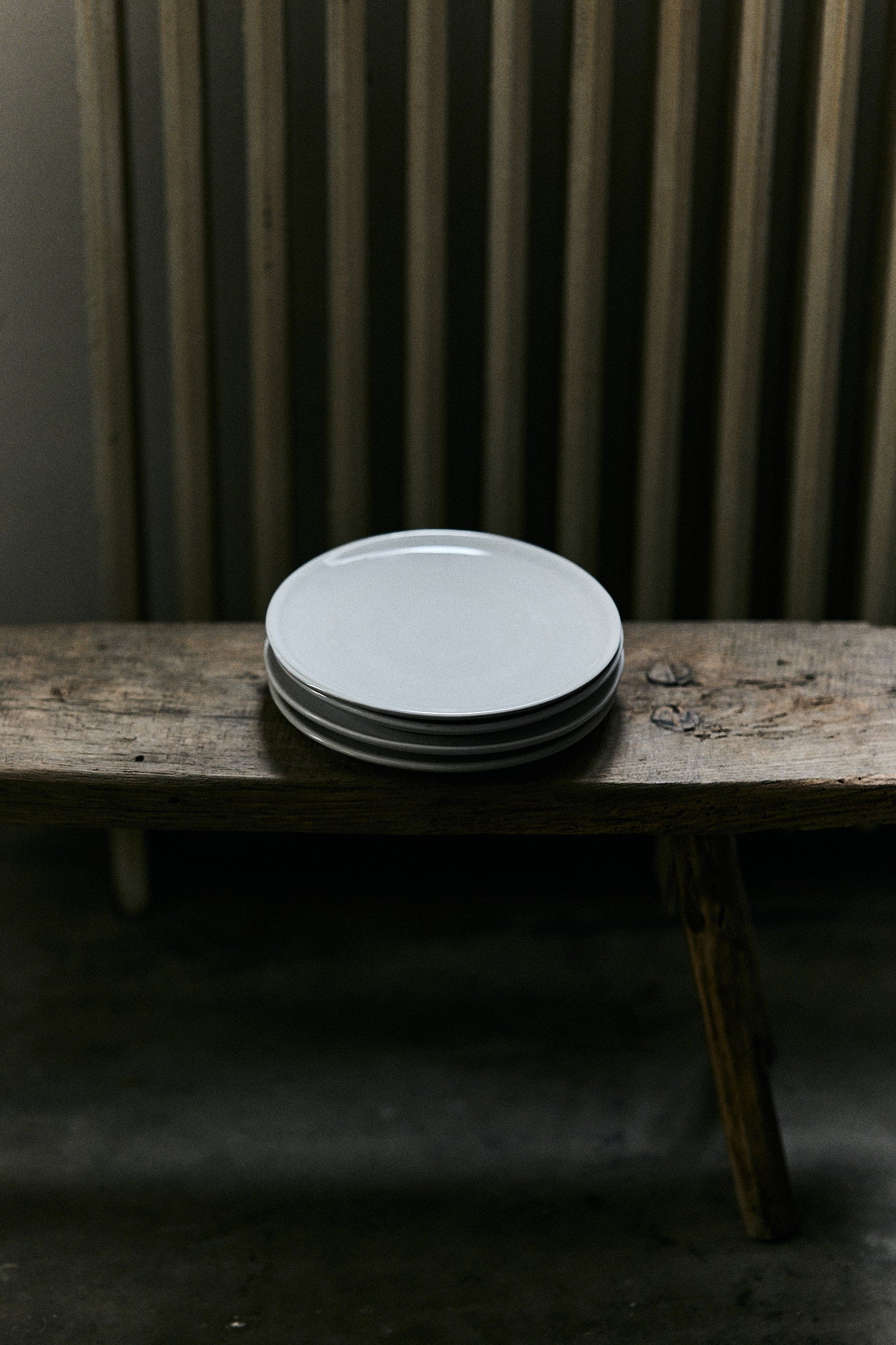 Plato Plano Esmalte Artesanal