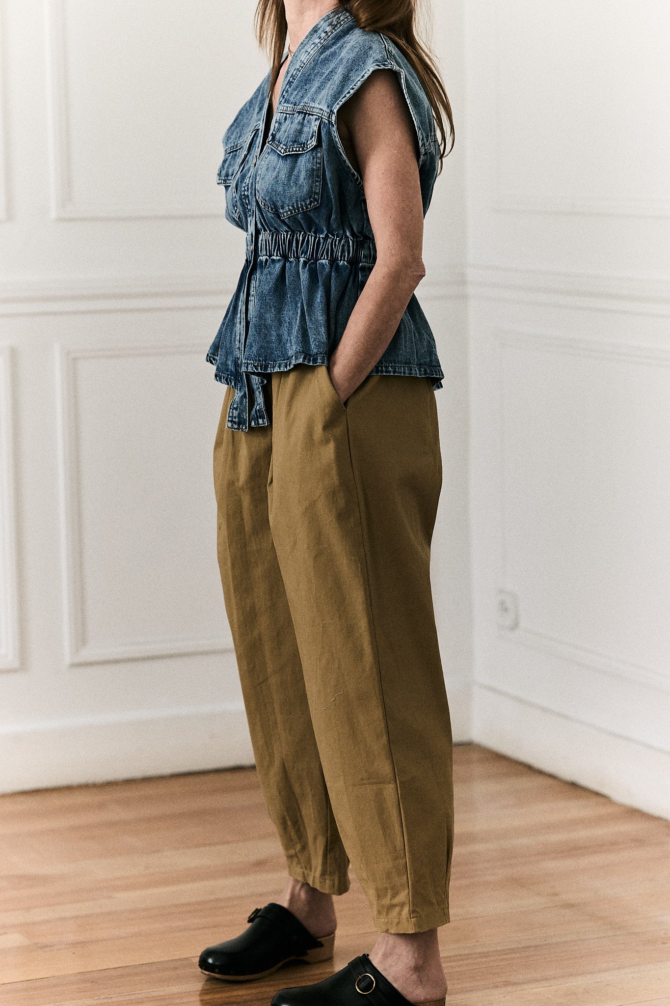 Pantalón Pinzas Baggy