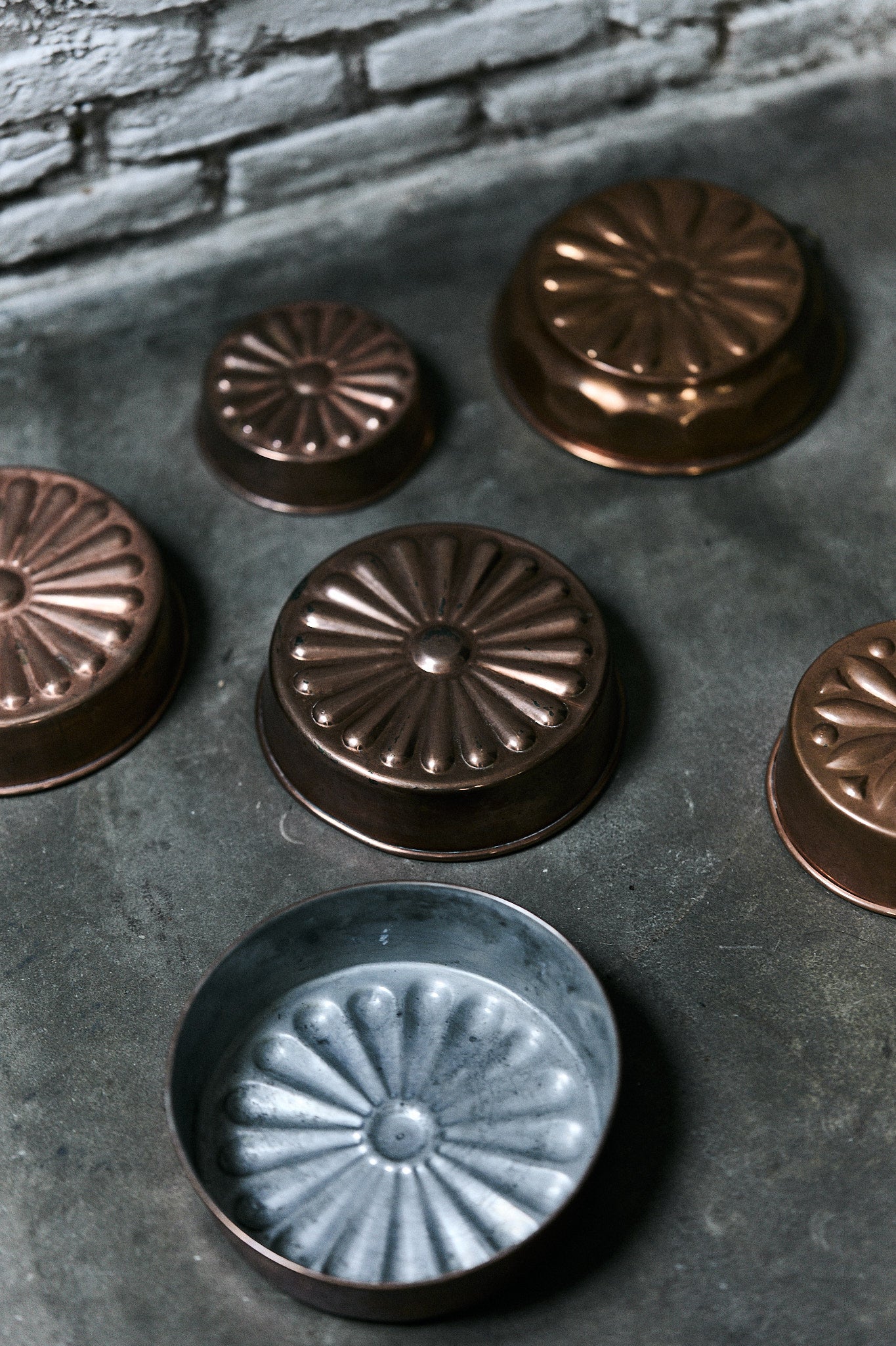 Moldes de Pastelería de Cobre S.XIX Suecia