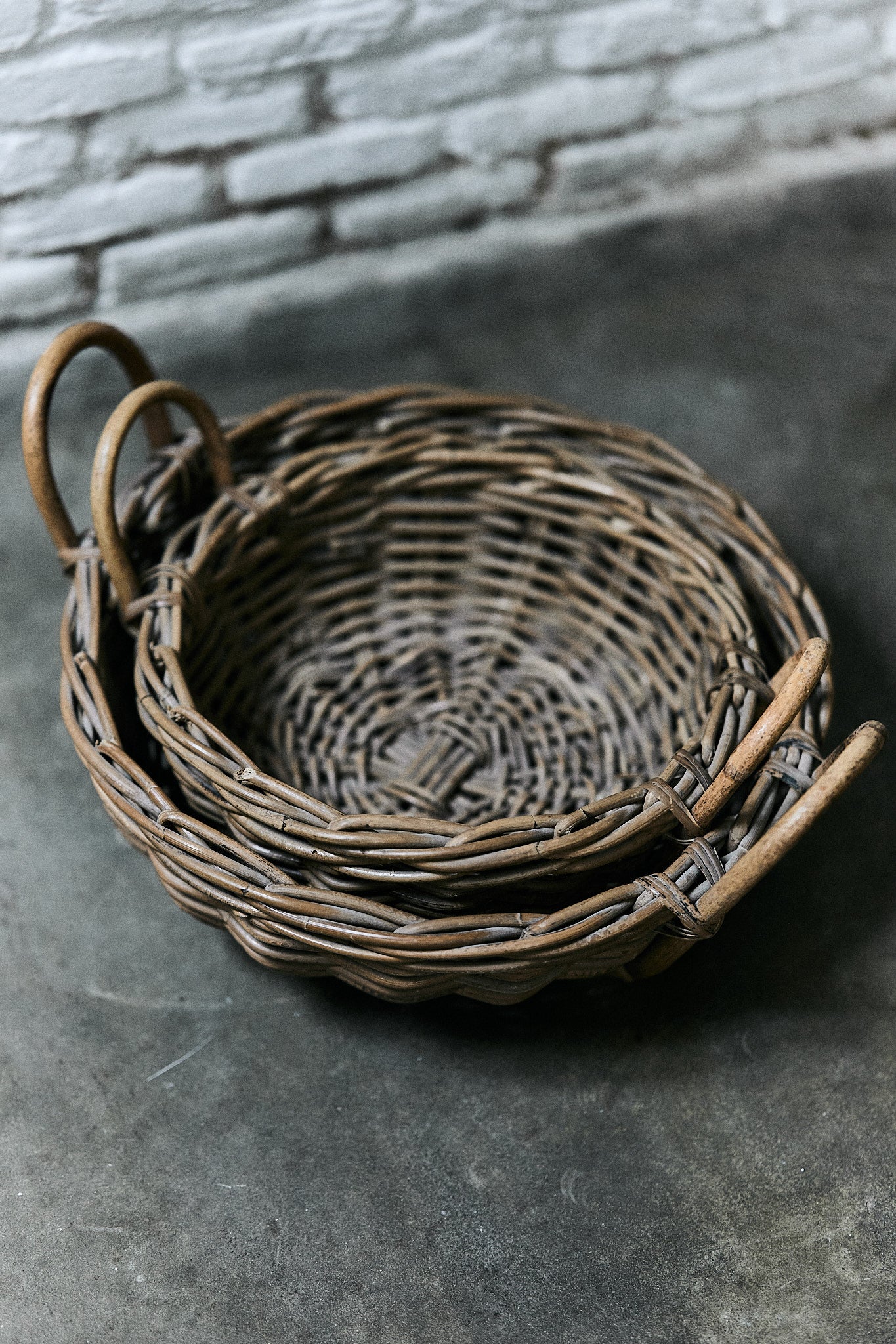 Cesta de Mimbre con Asa, Dinamarca