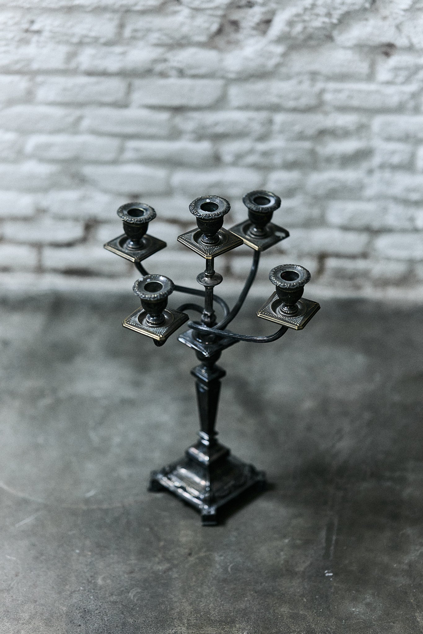 Candelabro Alpaca Principios S. XX Estocolmo