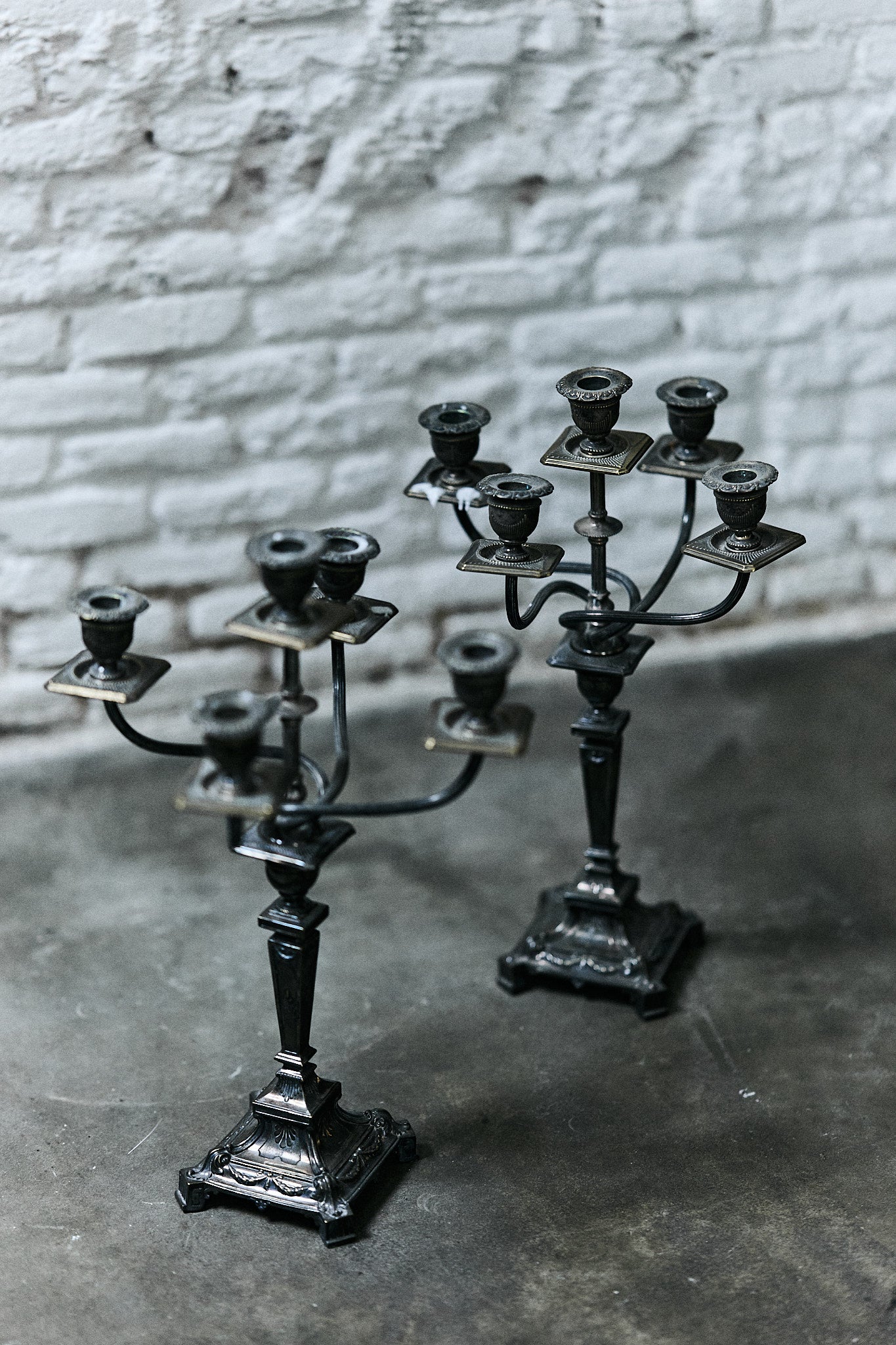 Candelabro Alpaca Principios S. XX Estocolmo