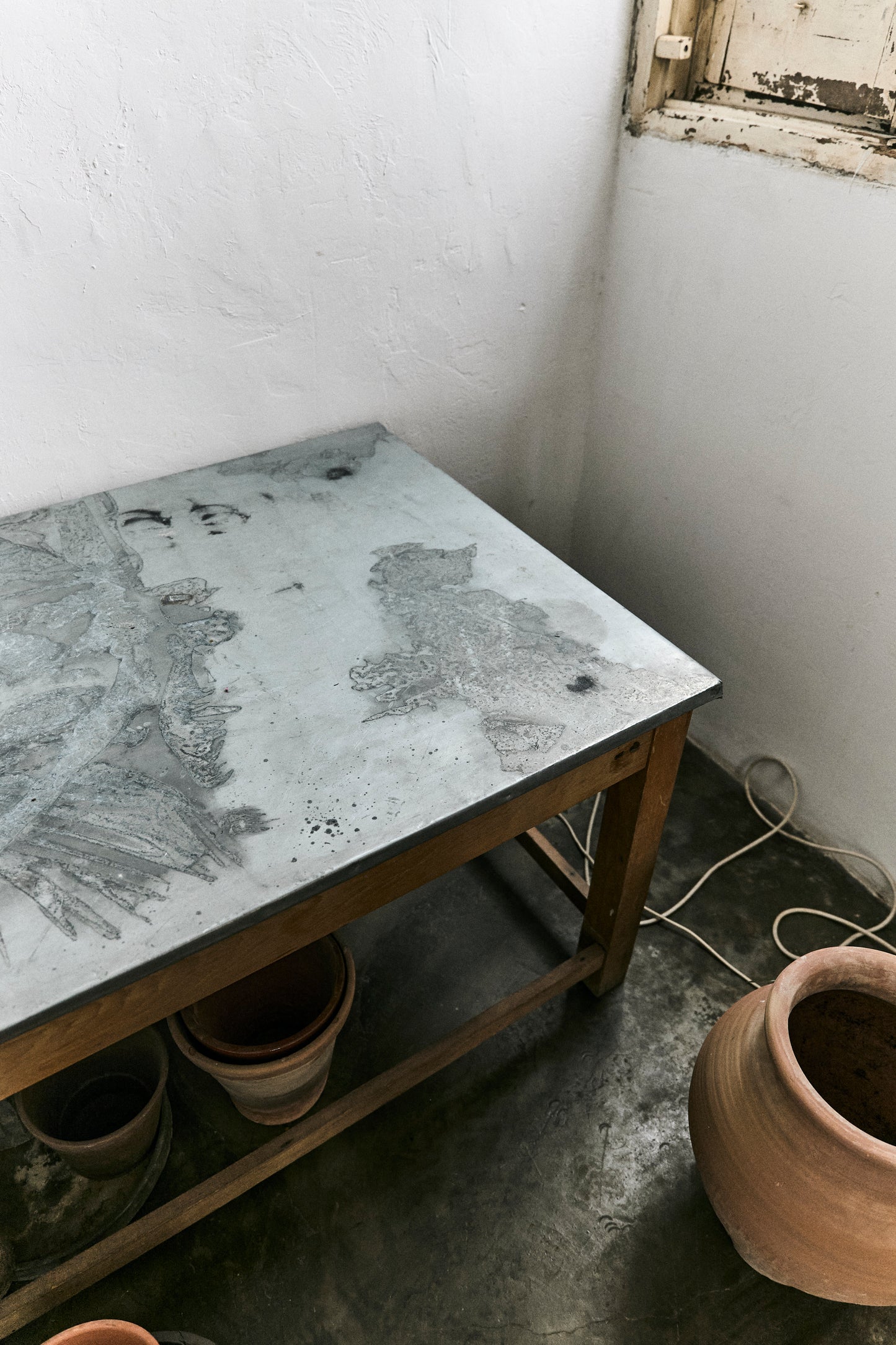 Mesa de Lavandería Sobre de Zinc