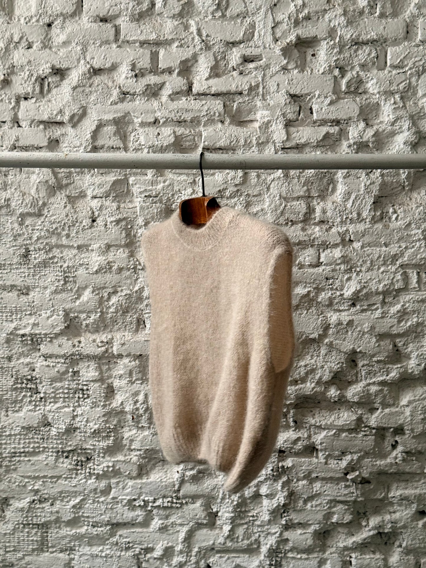 Chaleco Mohair Crema