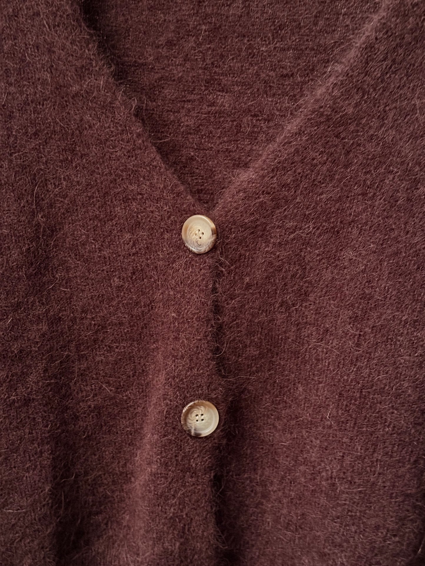 Chaqueta Botones Mohair y Alpaca