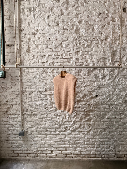 Chaleco Mohair Camel