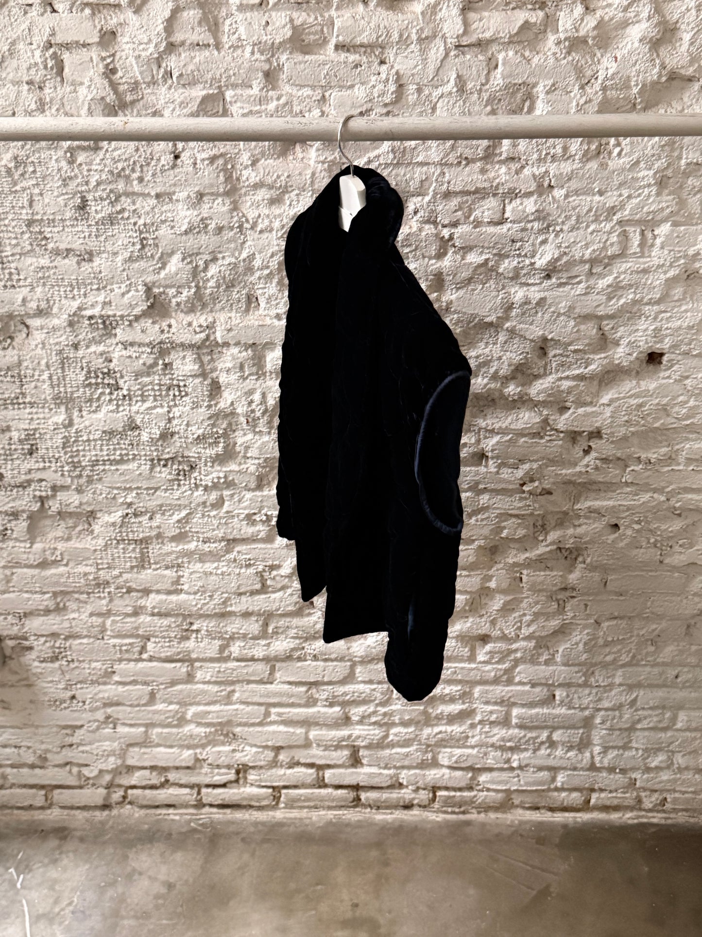 Chaleco Terciopelo Azul