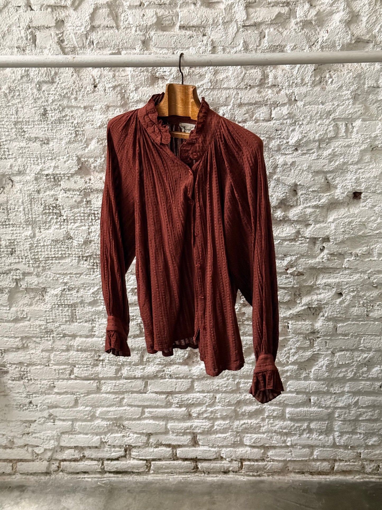 Camisa Manga Abullonada