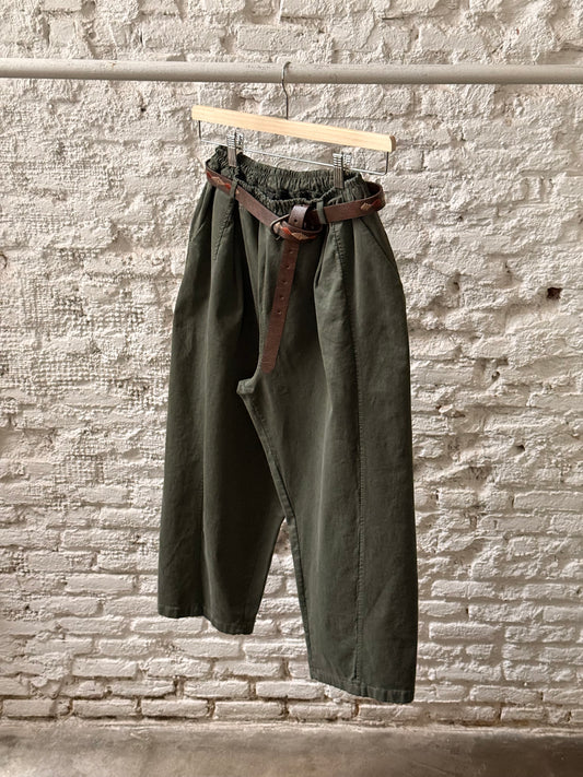 Pantalón Globo Bolsillos con Cinturón