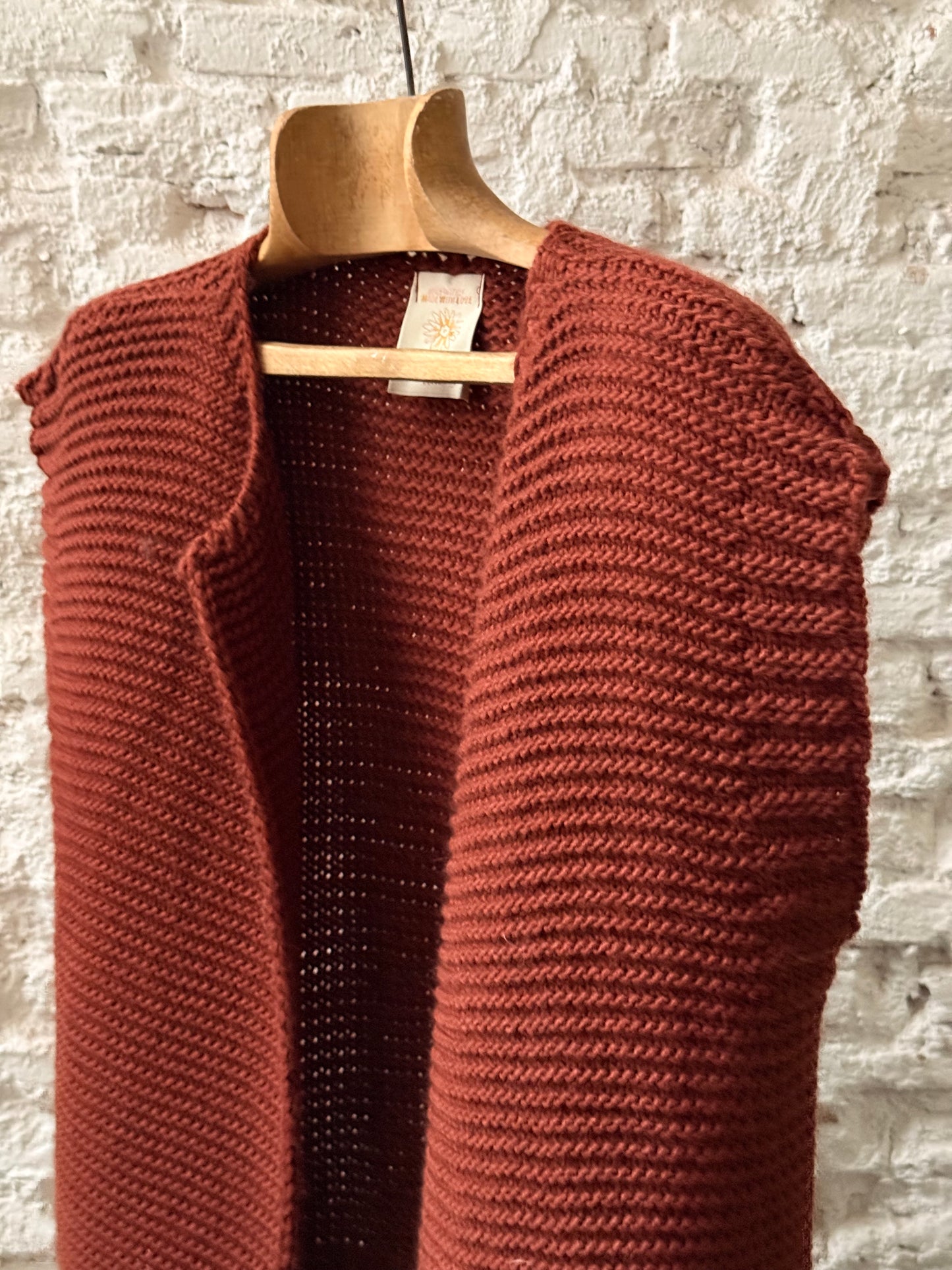 Chaleco Punto Terracota