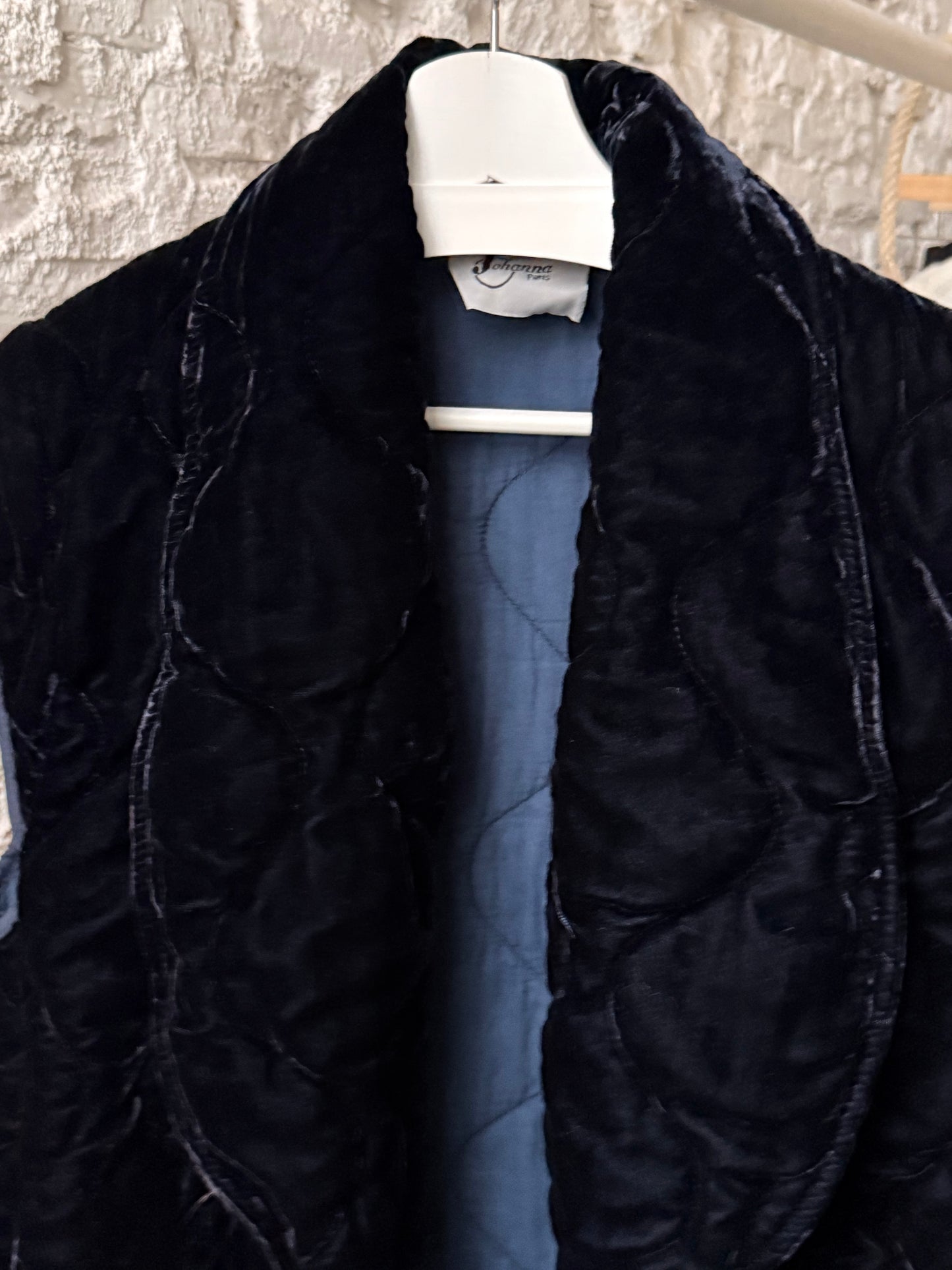 Chaleco Terciopelo Azul