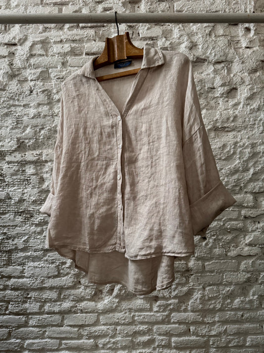 Camisa 100% lino
