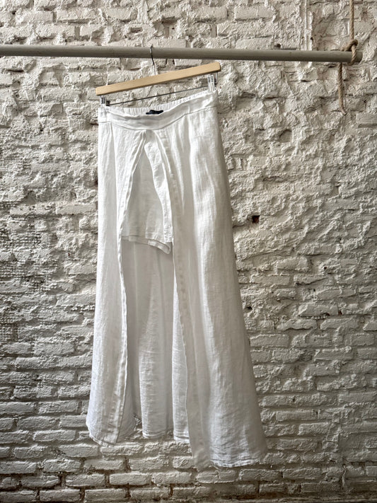 Short falda lino