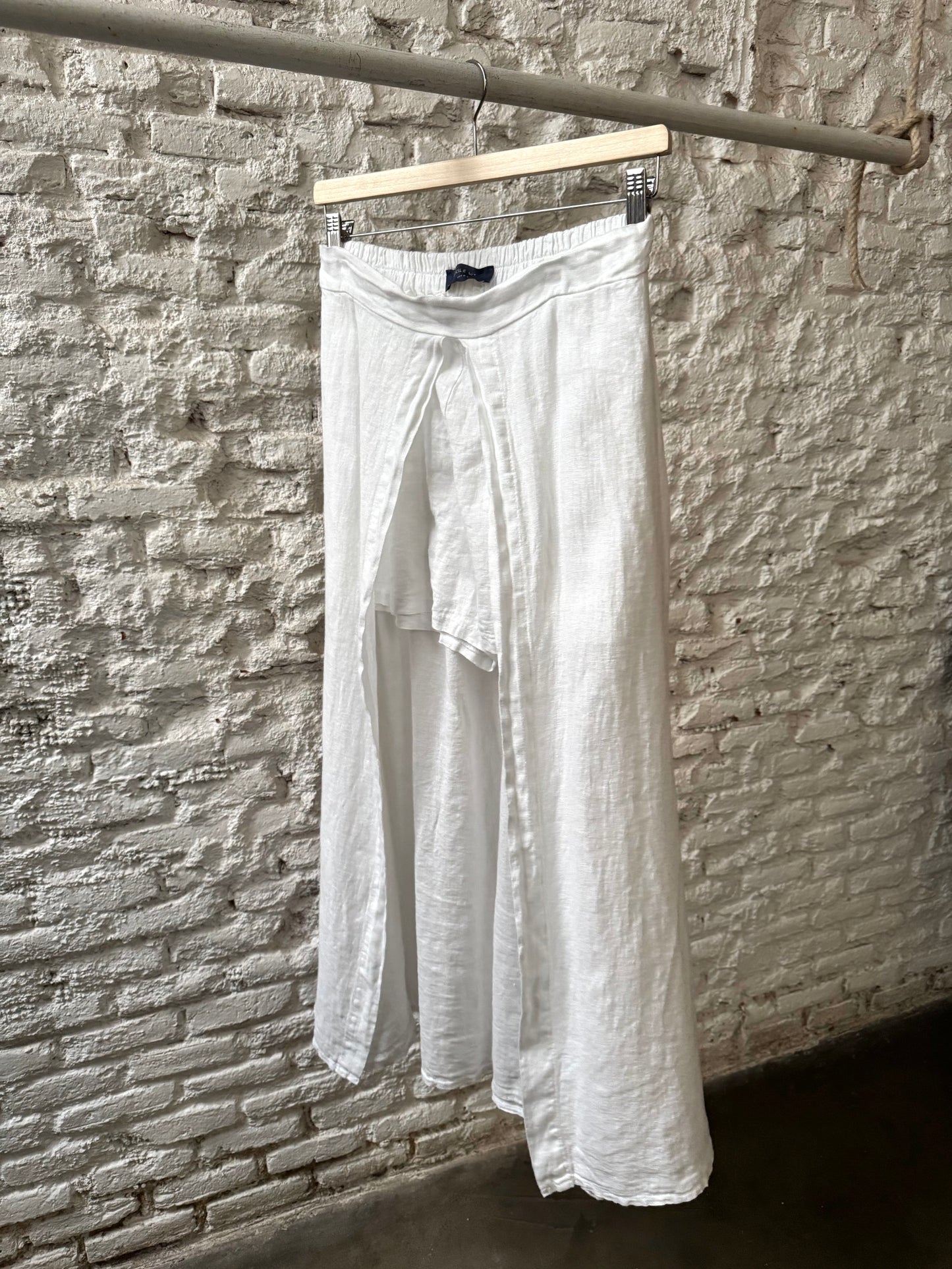 Short falda lino