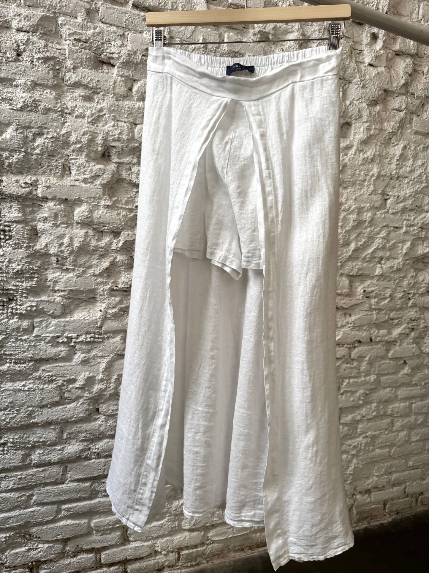 Short falda lino