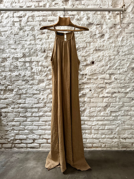 Vestido largo lino